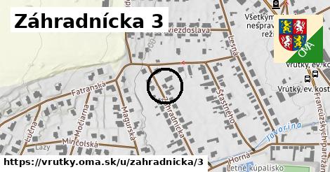 Záhradnícka 3, Vrútky