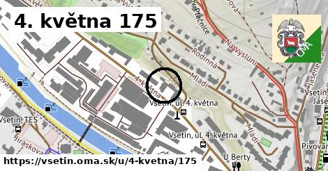 4. května 175, Vsetín