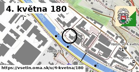 4. května 180, Vsetín