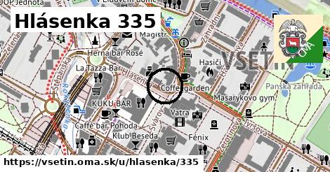 Hlásenka 335, Vsetín