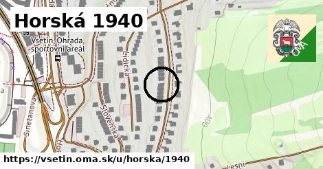 Horská 1940, Vsetín