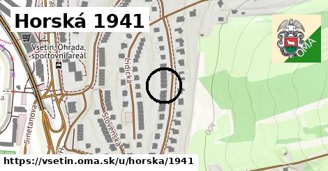 Horská 1941, Vsetín