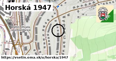 Horská 1947, Vsetín