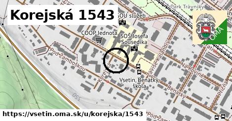 Korejská 1543, Vsetín