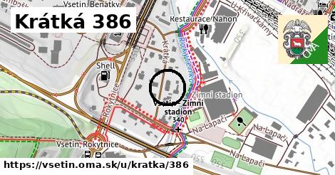 Krátká 386, Vsetín