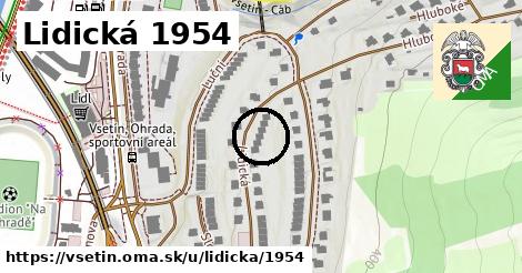 Lidická 1954, Vsetín