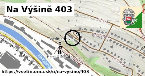 Na Výšině 403, Vsetín