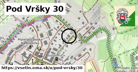 Pod Vršky 30, Vsetín