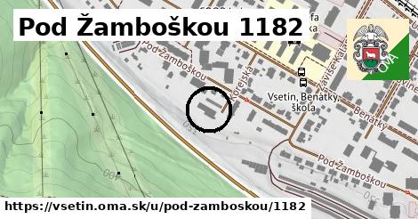 Pod Žamboškou 1182, Vsetín