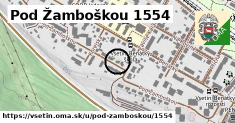 Pod Žamboškou 1554, Vsetín