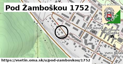 Pod Žamboškou 1752, Vsetín
