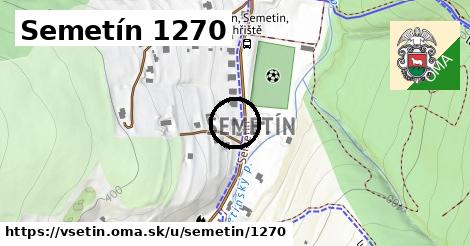 Semetín 1270, Vsetín