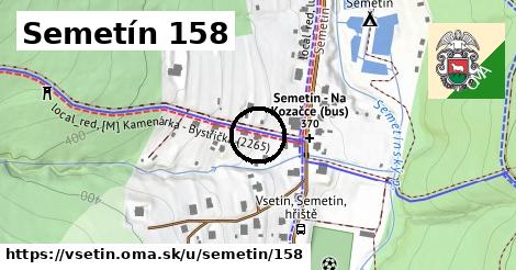 Semetín 158, Vsetín