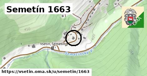 Semetín 1663, Vsetín
