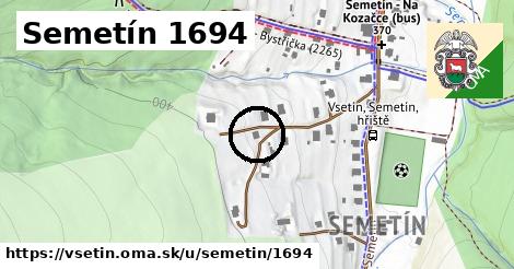 Semetín 1694, Vsetín