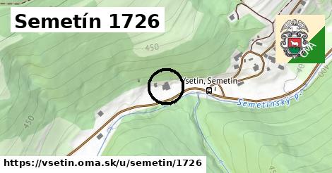 Semetín 1726, Vsetín