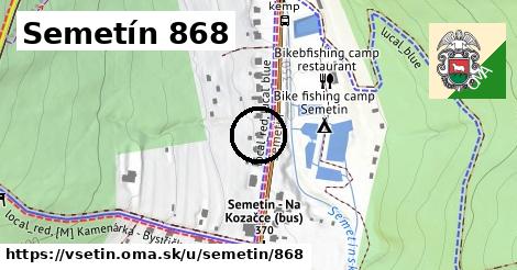 Semetín 868, Vsetín