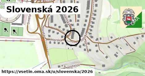 Slovenská 2026, Vsetín