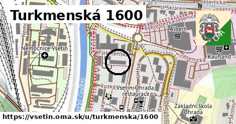 Turkmenská 1600, Vsetín