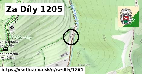 Za Díly 1205, Vsetín