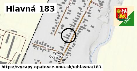 Hlavná 183, Výčapy - Opatovce