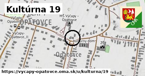 Kultúrna 19, Výčapy - Opatovce