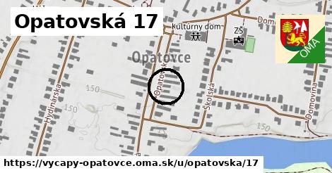 Opatovská 17, Výčapy - Opatovce