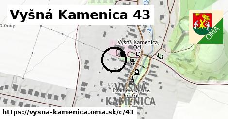 Vyšná Kamenica <span class="supisne">43</span>