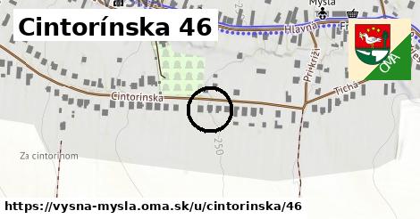 Cintorínska 46, Vyšná Myšľa