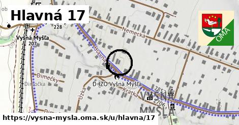 Hlavná 17, Vyšná Myšľa