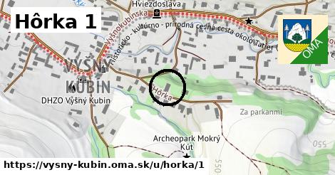 Hôrka 1, Vyšný Kubín