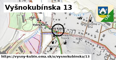 Vyšnokubínska 13, Vyšný Kubín