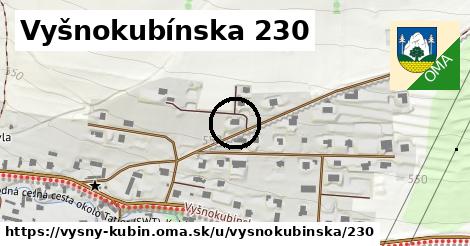Vyšnokubínska 230, Vyšný Kubín