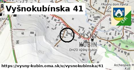 Vyšnokubínska 41, Vyšný Kubín