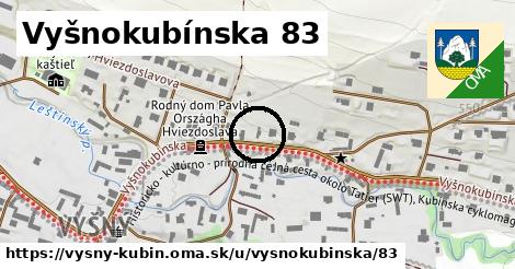 Vyšnokubínska 83, Vyšný Kubín