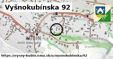 Vyšnokubínska 92, Vyšný Kubín