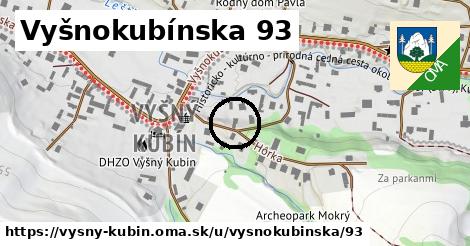 Vyšnokubínska 93, Vyšný Kubín