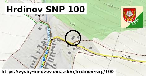 Hrdinov SNP 100, Vyšný Medzev