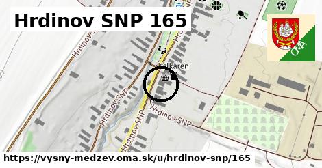 Hrdinov SNP 165, Vyšný Medzev