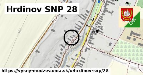 Hrdinov SNP 28, Vyšný Medzev