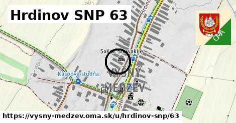 Hrdinov SNP 63, Vyšný Medzev