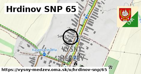 Hrdinov SNP 65, Vyšný Medzev