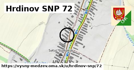 Hrdinov SNP 72, Vyšný Medzev