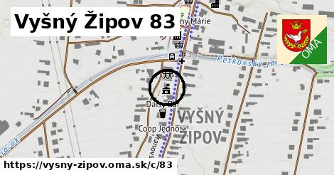 Vyšný Žipov <span class="supisne">83</span>