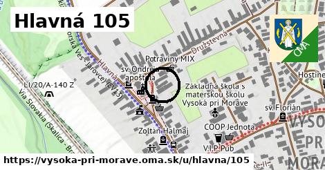 Hlavná 105, Vysoká pri Morave