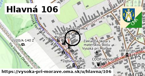 Hlavná 106, Vysoká pri Morave