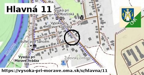 Hlavná 11, Vysoká pri Morave