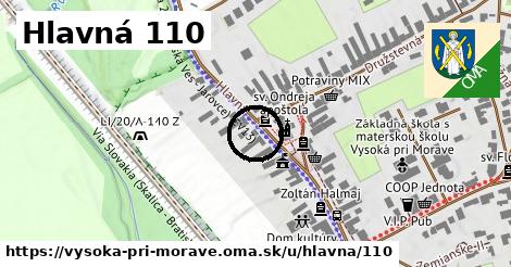 Hlavná 110, Vysoká pri Morave