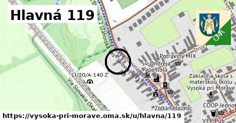 Hlavná 119, Vysoká pri Morave