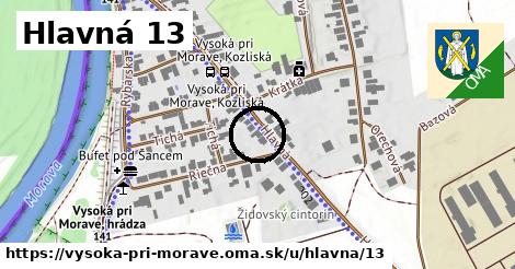 Hlavná 13, Vysoká pri Morave